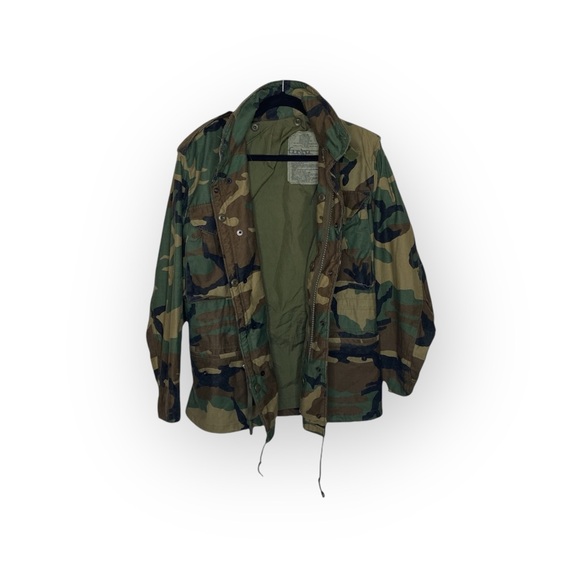 Vintage: Golden Mfg ☮︎︎ Military M65 Field Jacket ☮︎︎ Camoflague Original Issue - Picture 7 of 16